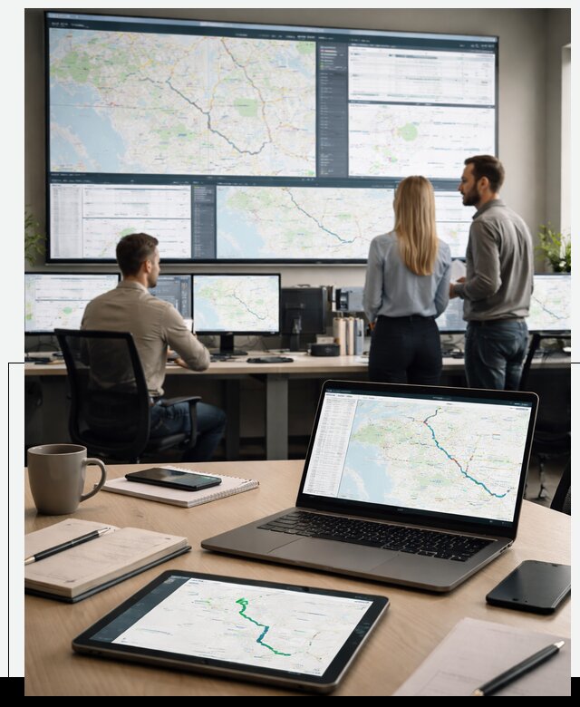 Трекинг грузов и Fleet Management, мониторинг автопарка в Карпинске